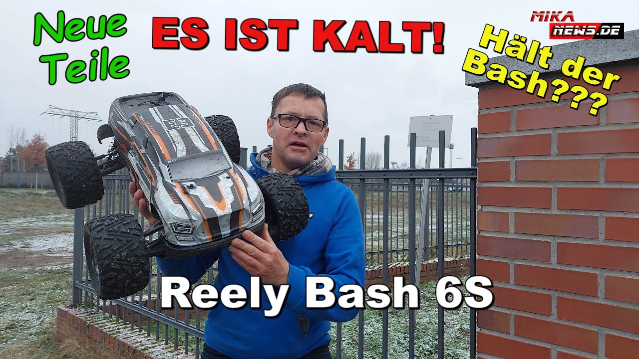 Robust gemacht - Reely Bash 6S hält bei Minusgraden! #rc #offroad #buggy #monstertruck #rccar