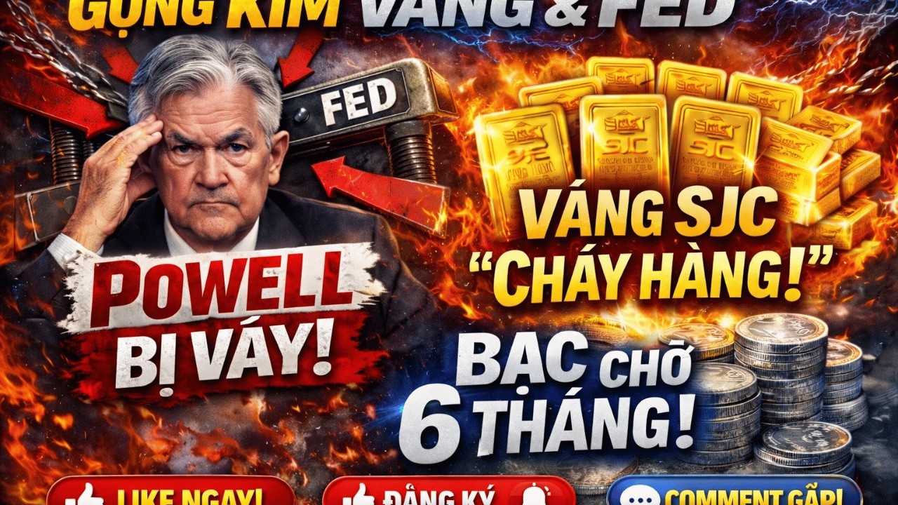 GỌNG KÌM VÀNG & FED: POWELL BỊ VÂY, SJC CHÁY HÀNG! | Bí Quyết Làm Giàu
