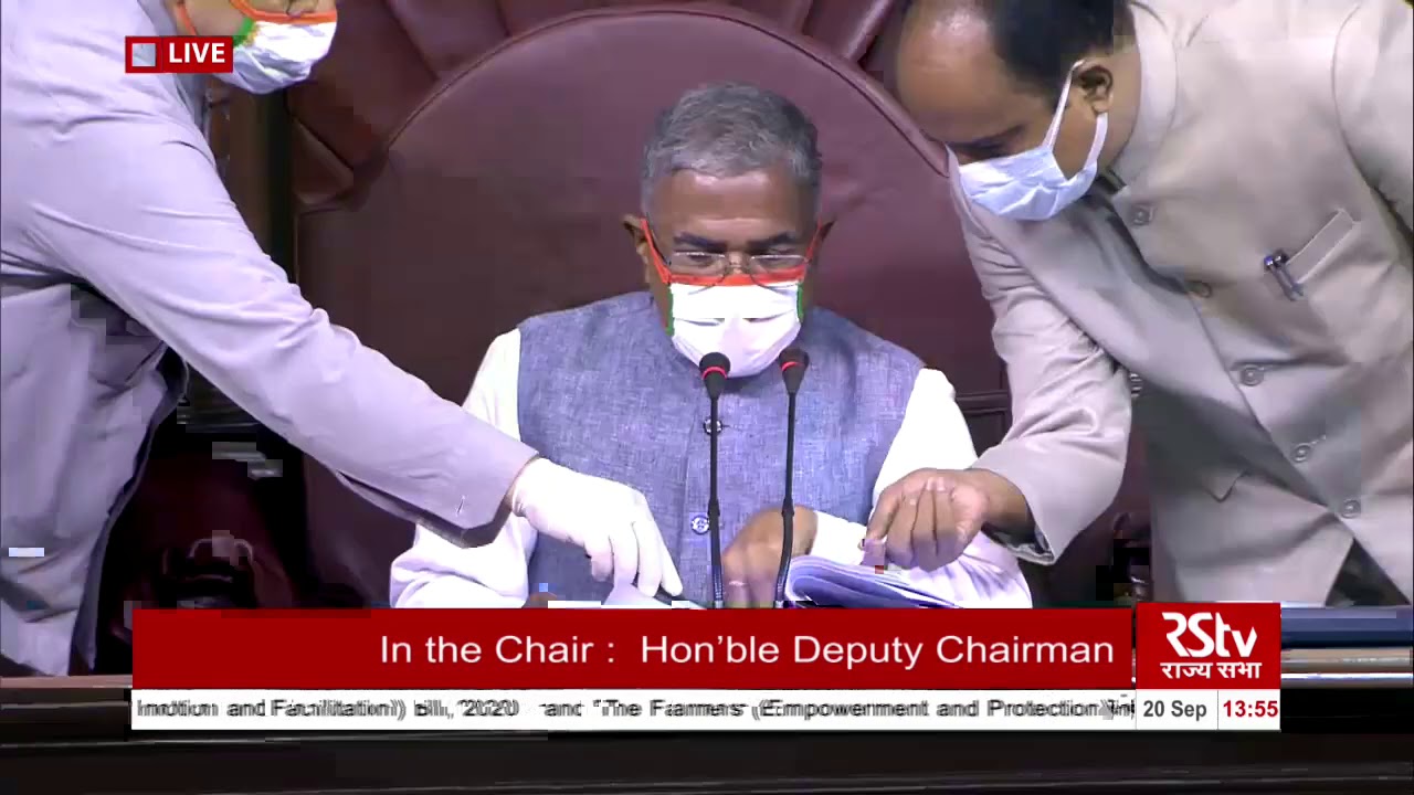 Voting and Passing of Farmers (Empowerment & Protection) Agreement on Price & Farm Bill 2020