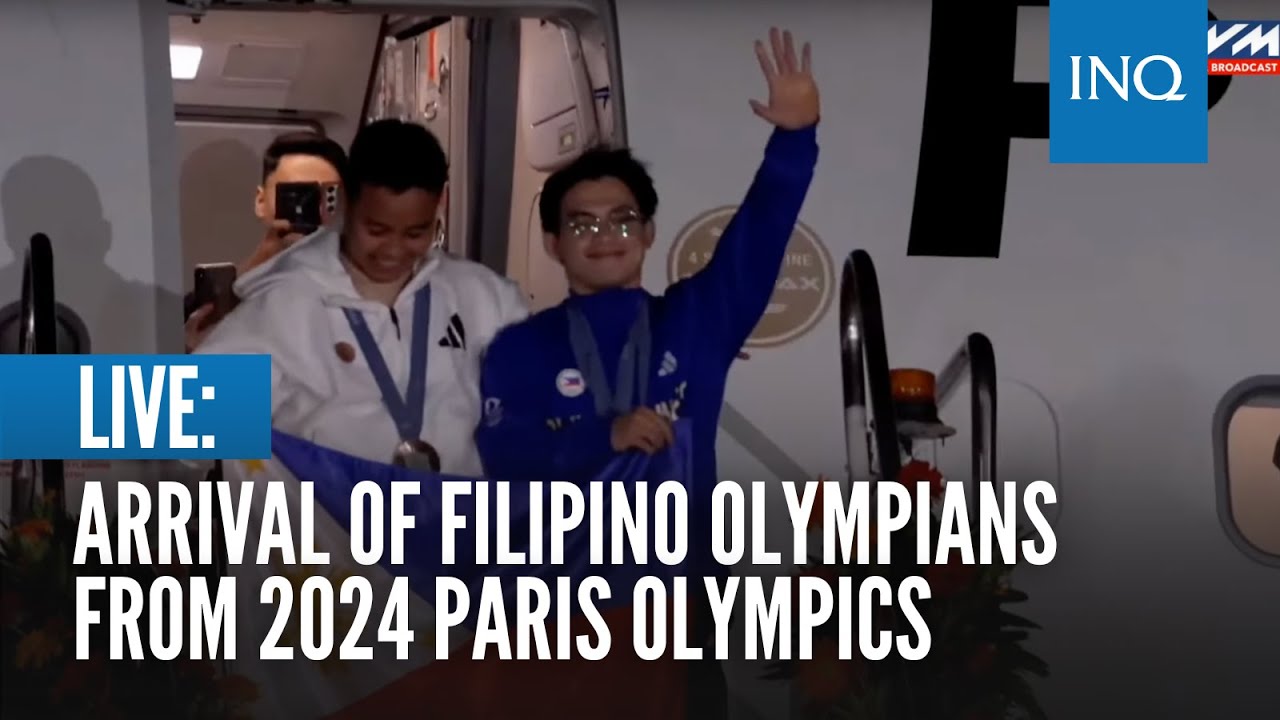 LIVE: Arrival of Filipino athletes from Paris Olympics