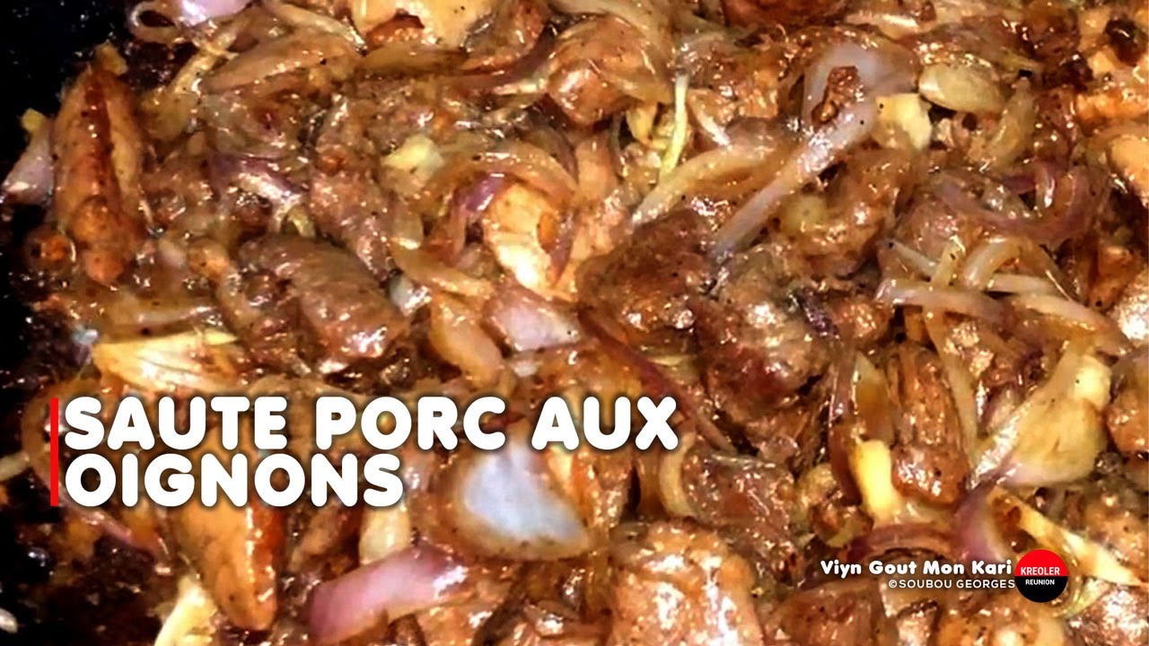Porc doré et oignons caramélisés : un délice !