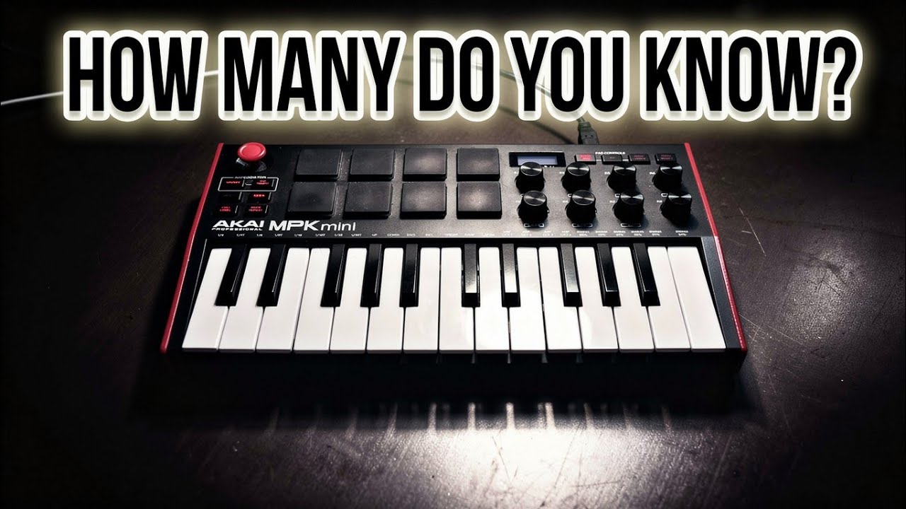 Song Intros From The 70s, 80s and 90s. Can You Name Them All? (AKAI MPK MINI MK3 COVER)