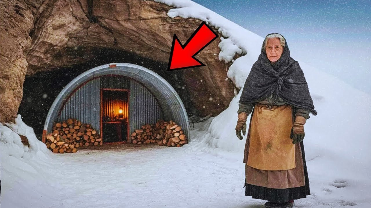 How She Built a Tiny Quonset Cabin inside a Cave and Survived the Coldest Winter in 52 Years
