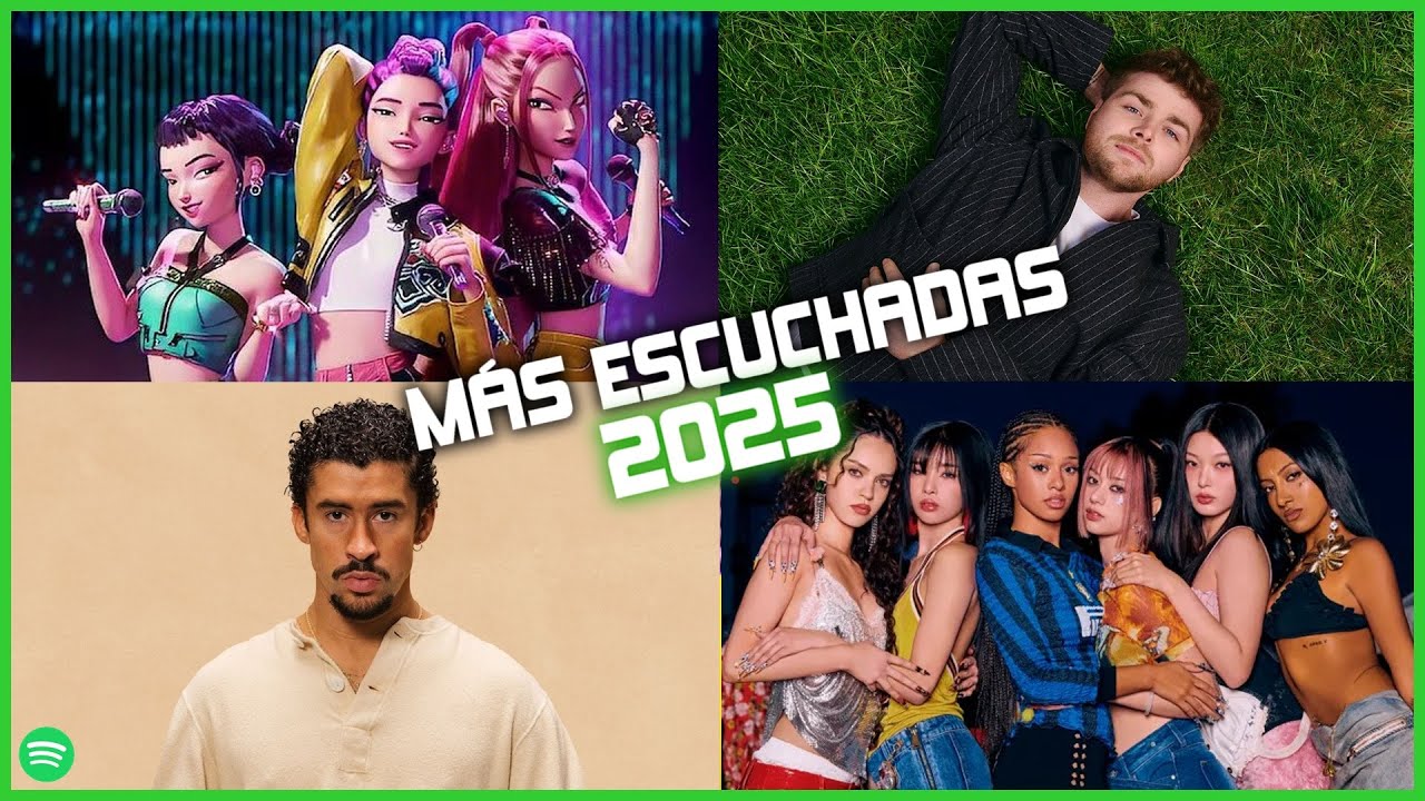 Top 100 Canciones Más Escuchads En Spotify de 2025