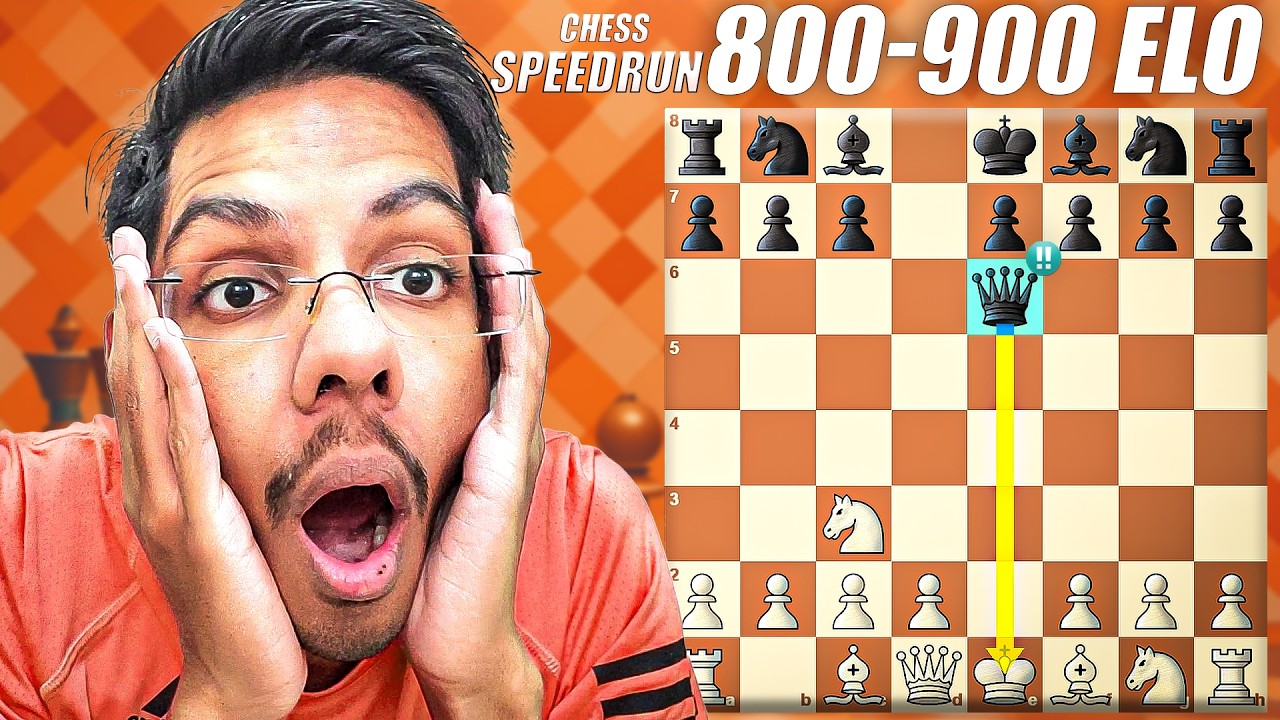 Punish Early Queen Attack | Chess Rating Climb 800 to 900 ELO