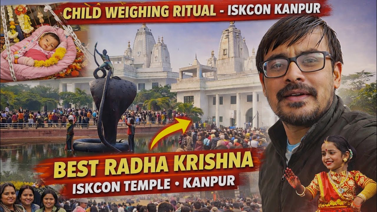Best Radhe Krishna Iskcon Temple - Kanpur ☺️ 