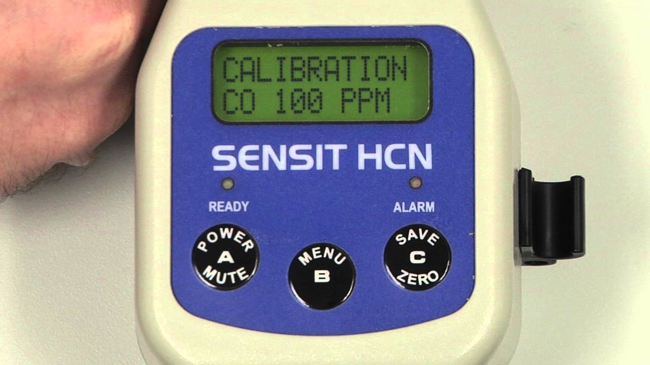 SENSIT HCN Hydrogen Cyanide Gas Analyzer Calibration