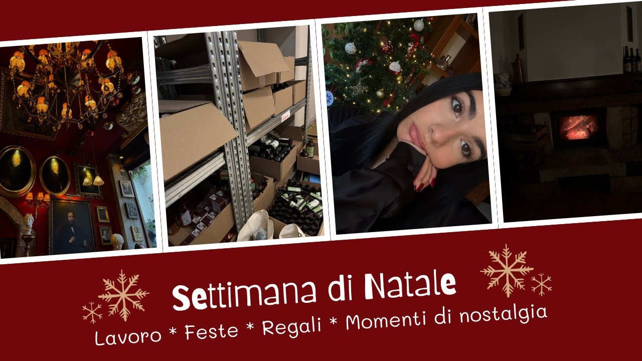 LA MIA SETTIMANA DI NATALE | weekly vlog ☃︎
