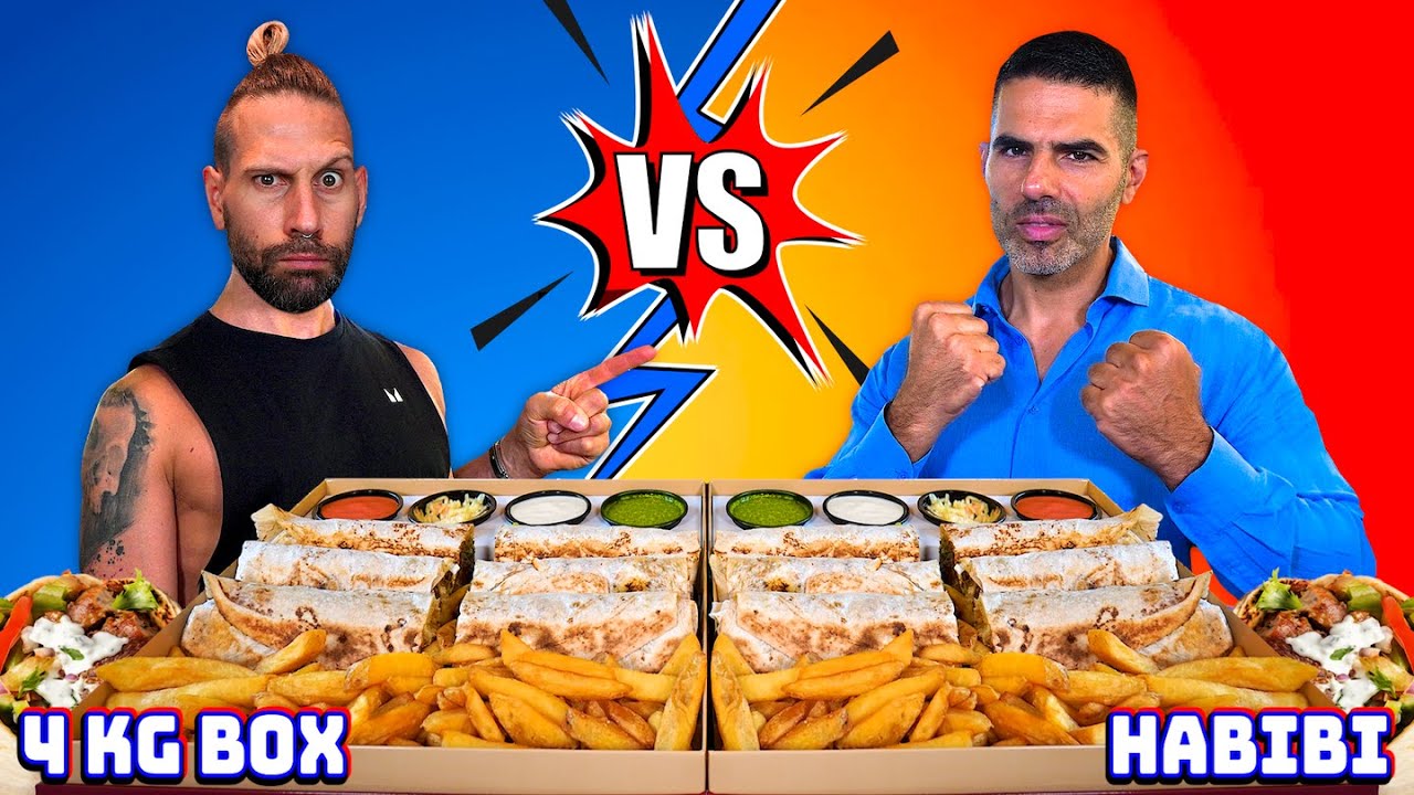 SONO STATO SFIDATO DA HABIBI - (4KG di KEBAB e PATATE FRITTE in 30 MINUTI) - &Egrave; possibile?