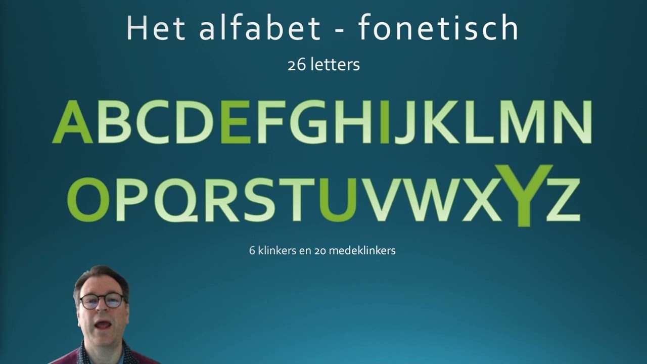 Les 01: Het alfabet in het Nederlands #learndutch #nederlandsleren #nt2