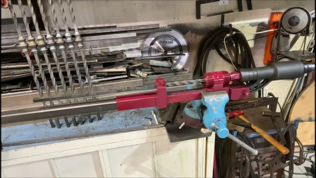 Torsionadora para cuadrado de media, con convertidor de torque y manual, Por Pedro Jimenez.
