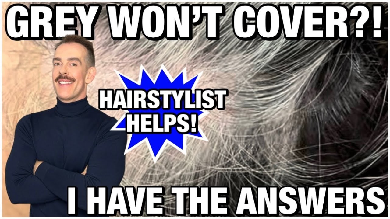 All you EVER need to know about covering GREY hair with permanent hair color.