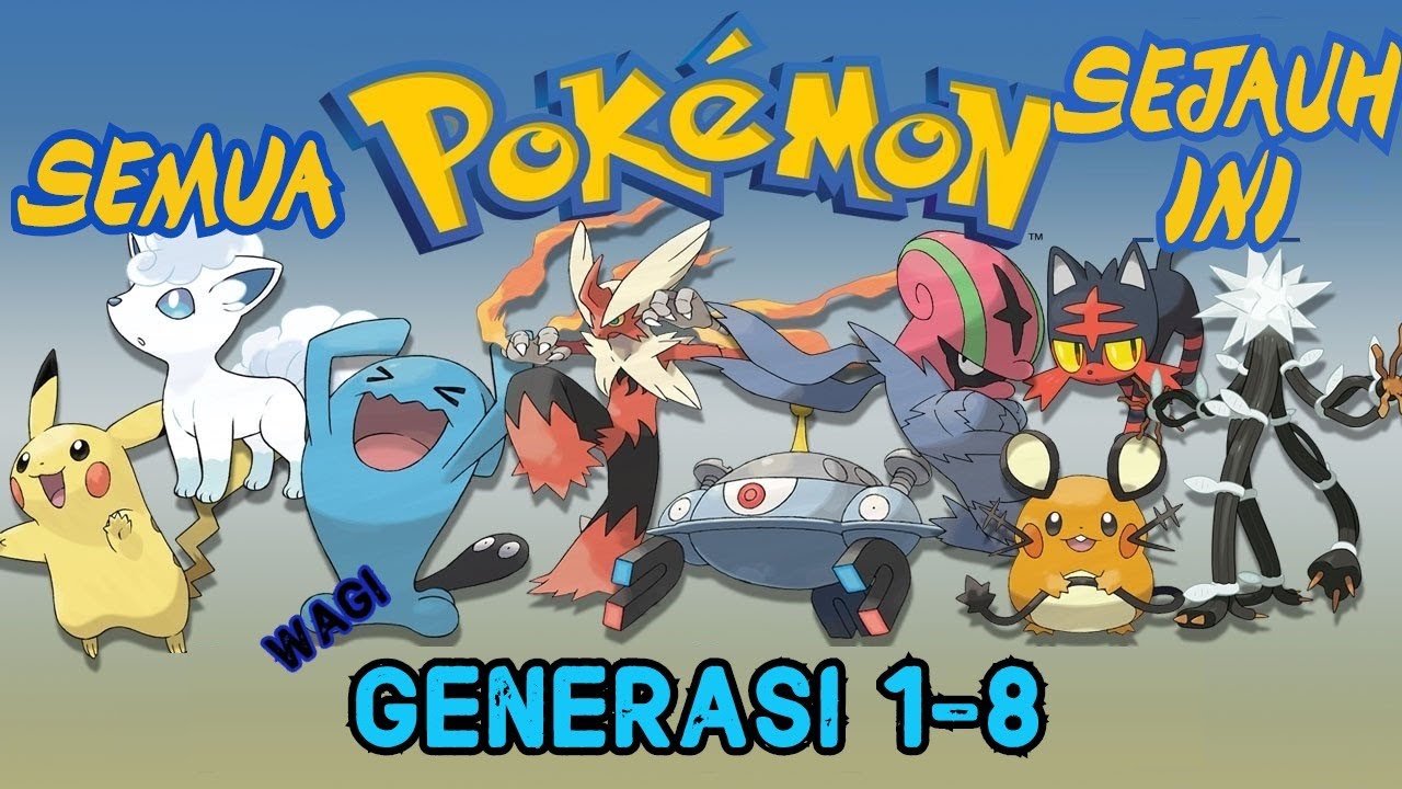Semua Pokémon (890) - Generasi 1 - 8