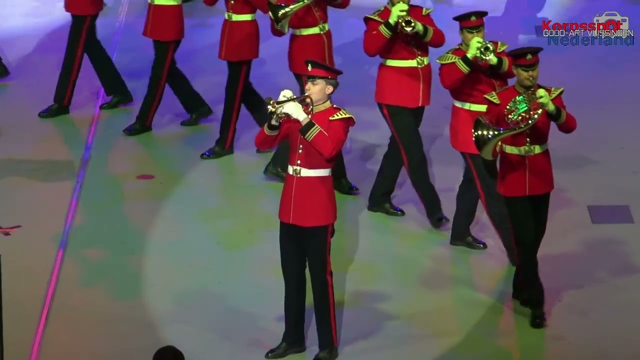 Show, Marching- & Concertband Flora Band tijdens Taptoe Groningen 2023