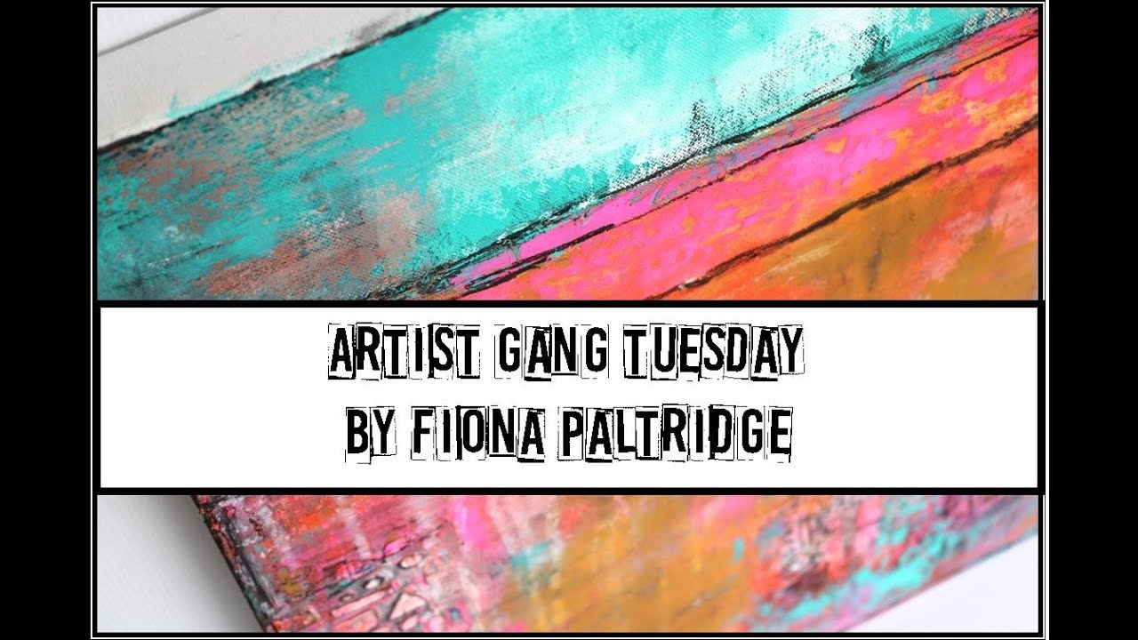 An Abstract Art Canvas by Fiona Paltridge