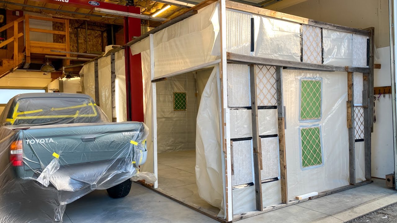 Building A Paint Booth In My Garage!