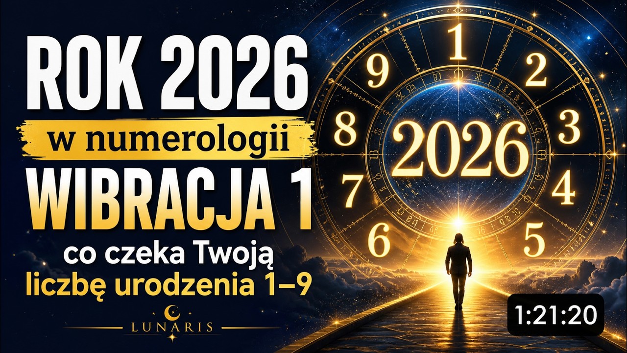 Rok 2026 w numerologii (wibracja 1) &ndash; co czeka Twoją liczbę urodzenia 1&ndash;9