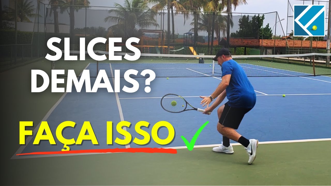 5 DICAS para jogar com quem SÓ BATE SLICE    |    Falasca Tennis