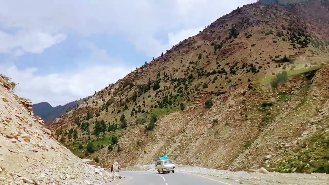Entering gilgit with Haroon and Sagheer.