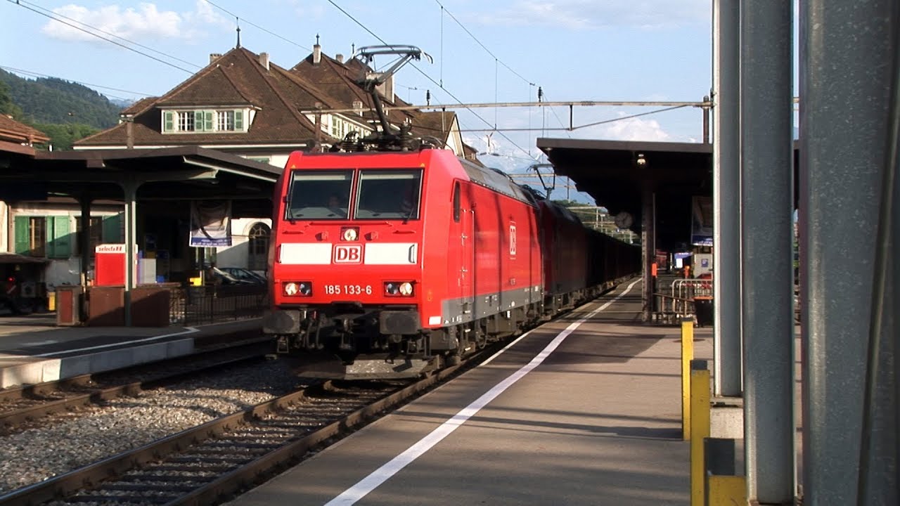 Spectacular Lake Thun & Thun Railway Station, Switzerland