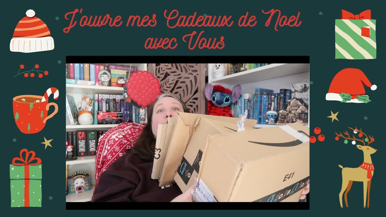 J'ouvre Mes Cadeaux de Noel Avec Vous