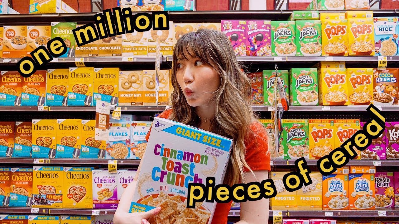 eating 1 million pieces of cereal for 1 million subscribers