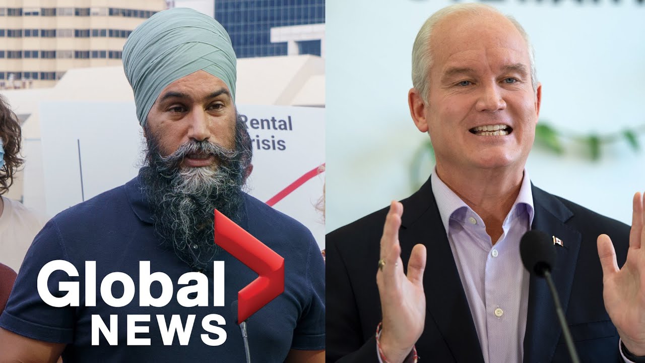 Canada election: O'Toole faces Conservative criticism over carbon pricing; NDP focuses on housing