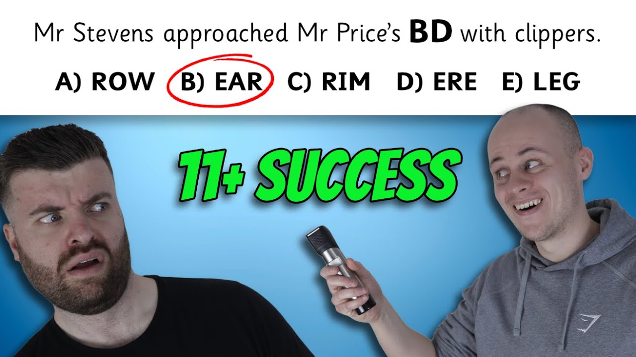 11+ Вербальное мышление: 3 пропущенные буквы