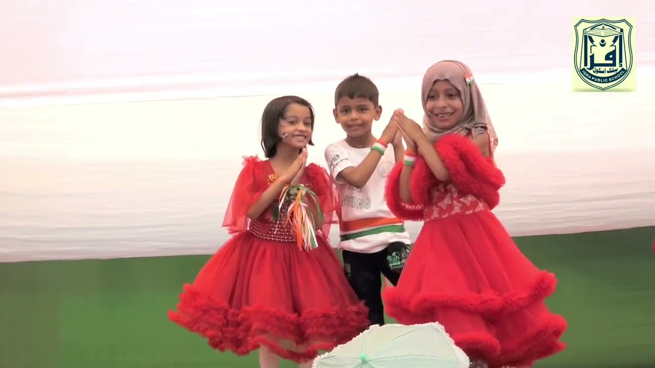 Phir bhi dil hai Hindustani by the Tiny tots Of LKG Of Iqra Public School on independence day