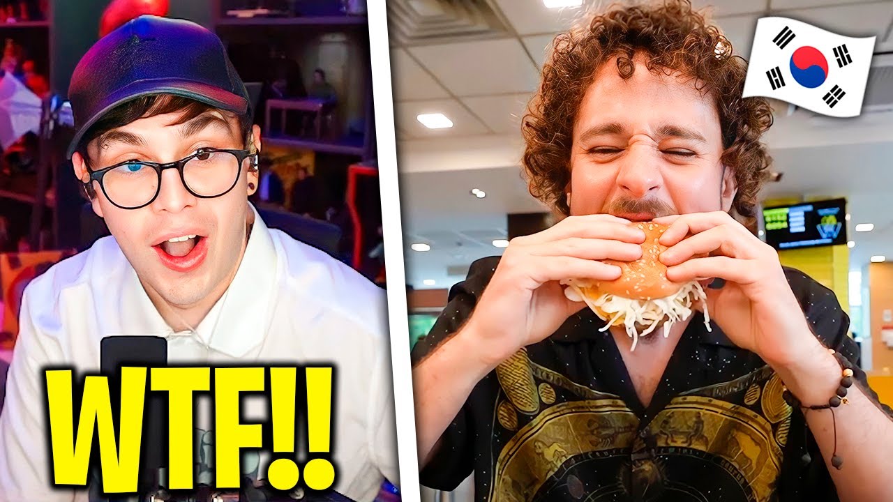 JUANSGUARNIZO REACCIONA A LUISITO COMUNICA - Comida rápida americana en COREA DEL SUR