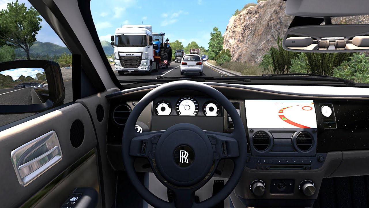 Rolls Royce Wraith 2016 - Euro Truck Simulator 2 [Steering Wheel Game Play]