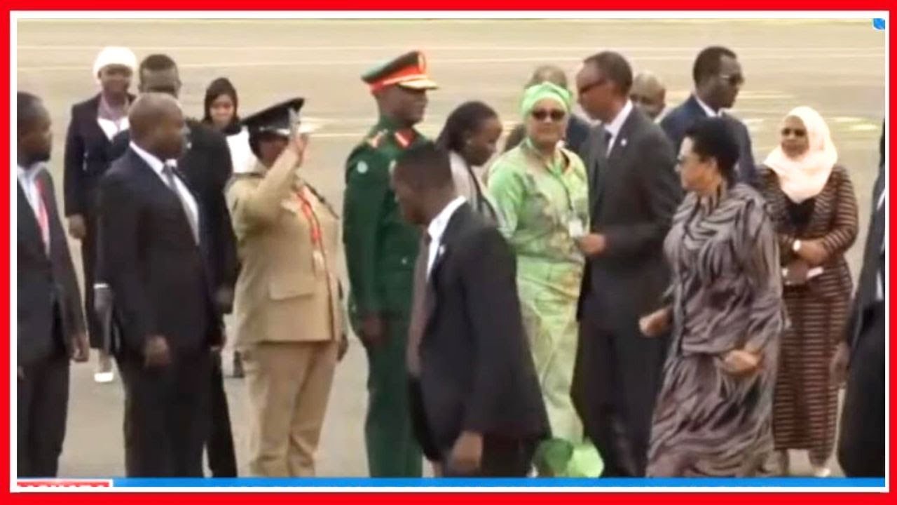 🔴#Live Airport: MAPOKEZI ya RAIS wa RWANDA PAUL KAGAME, APIGIWA GWARIDE LA HESHIMA...