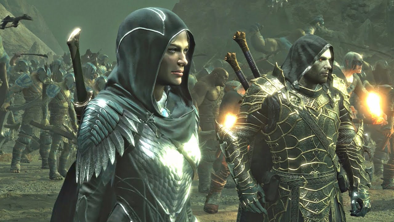 Shadow of War DLC - Blade of Galadriel - Eltariel Final Fortress Siege & Rogue Nazgul Sisters Boss