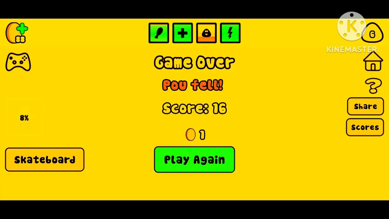 Pou Game Over Effects Part 2