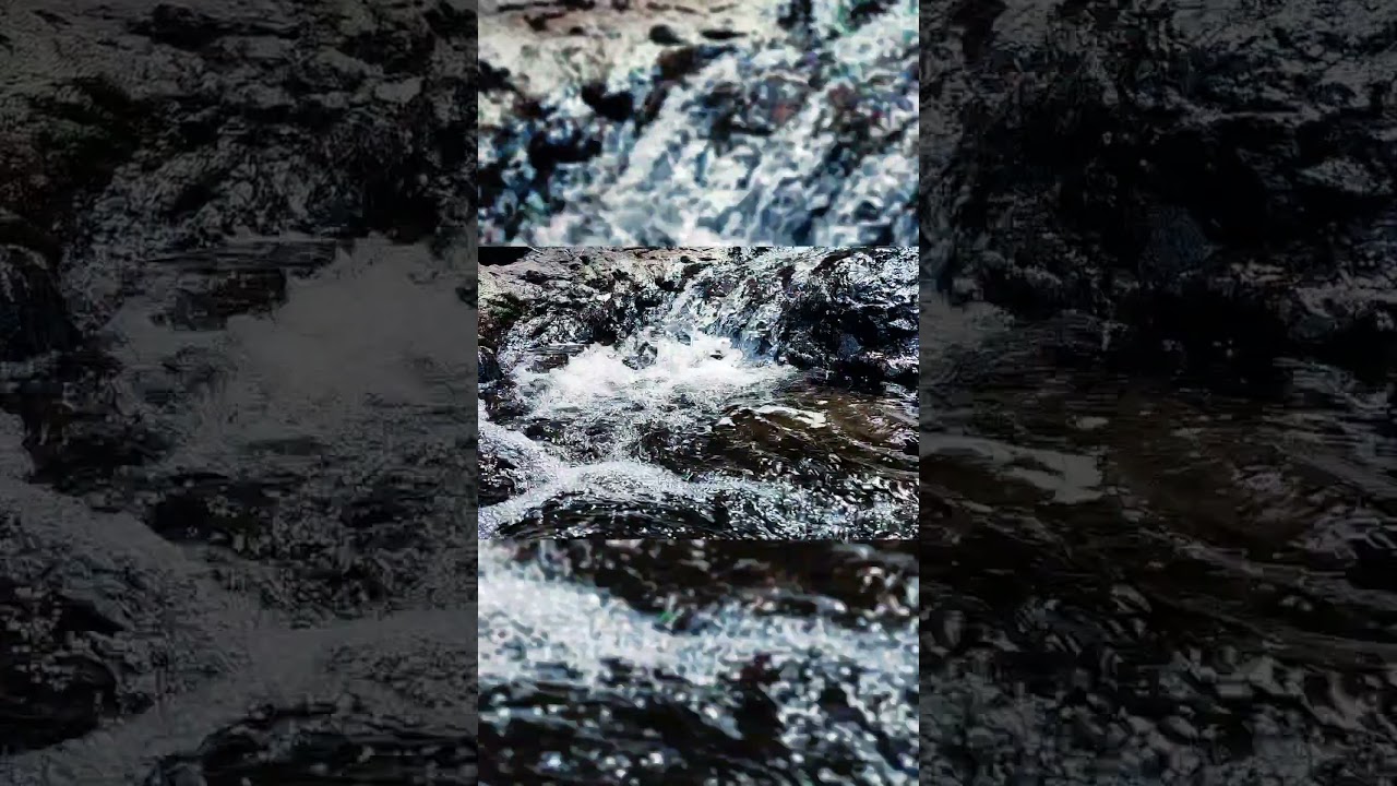 The soothing sound of a river flow #shorts  #nature #relaxing #terapiburung
