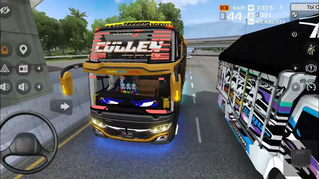 Bus Cullen Sudiro Tunggal Jaya Bawa Anak SMP 5 Wonosobo Eduwisata Ke Bandung Telolet Basuri 