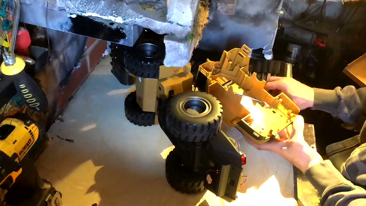Huina 1583 turning motor upgrade