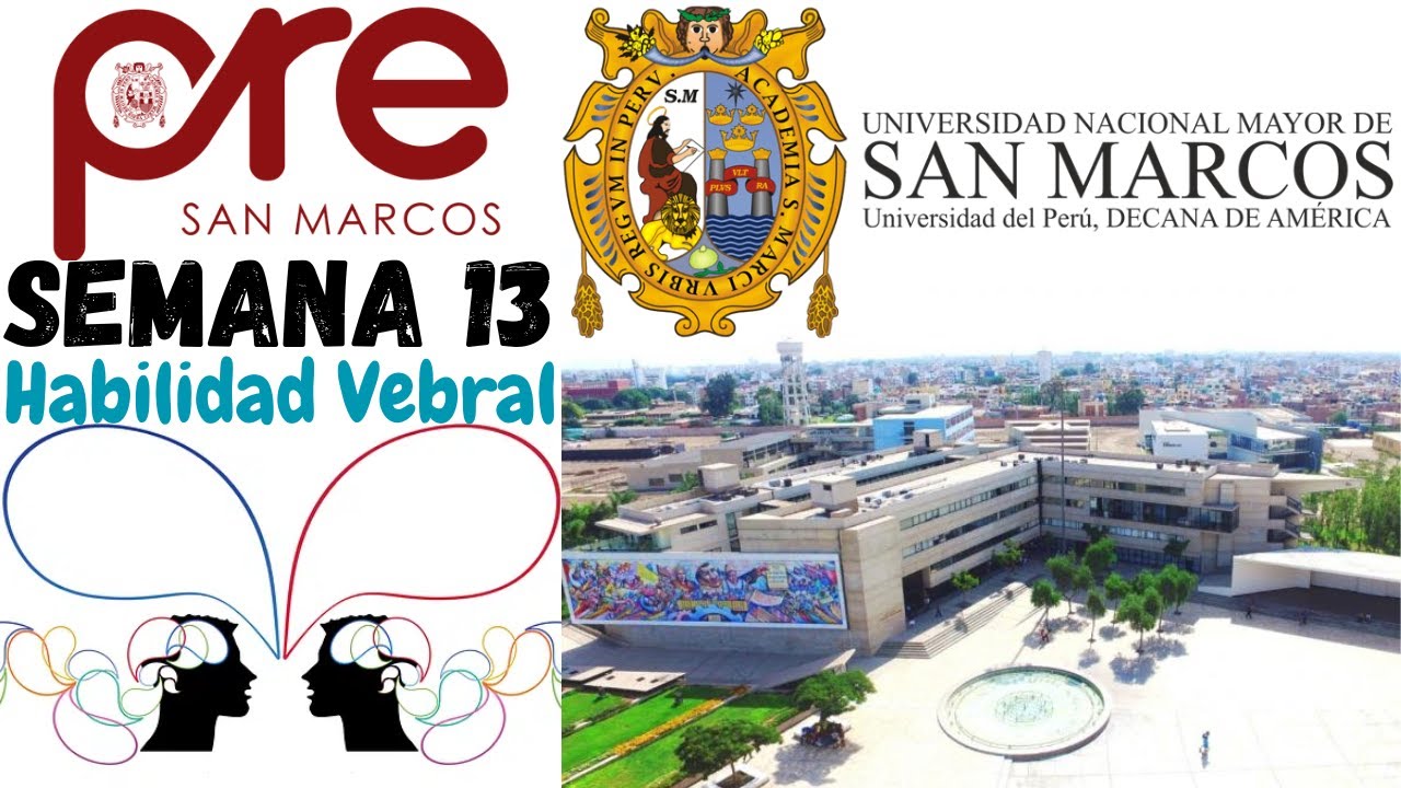 HABILIDAD VERBAL - Clase 13.2 - PRE SAN MARCOS - Admisión Universidad Nacional Mayor de San Marcos