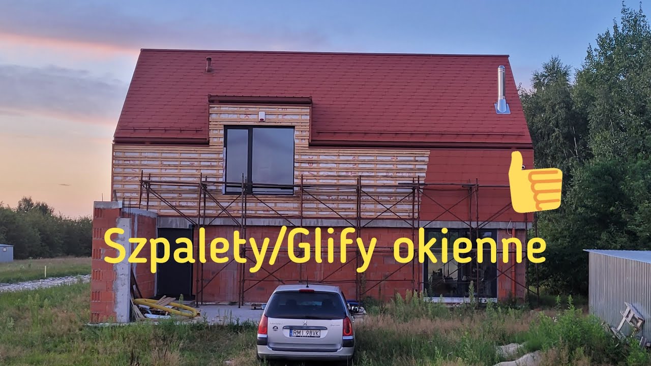 Glify/szpalety okienne z blachy.