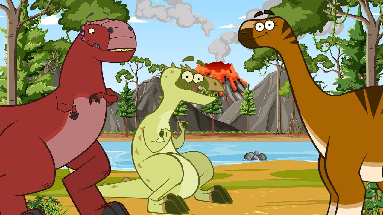 Meet the Woolly Mammoth Dinosaur | Dinosaur Cartoon For Kids | Educational Videos For Kids