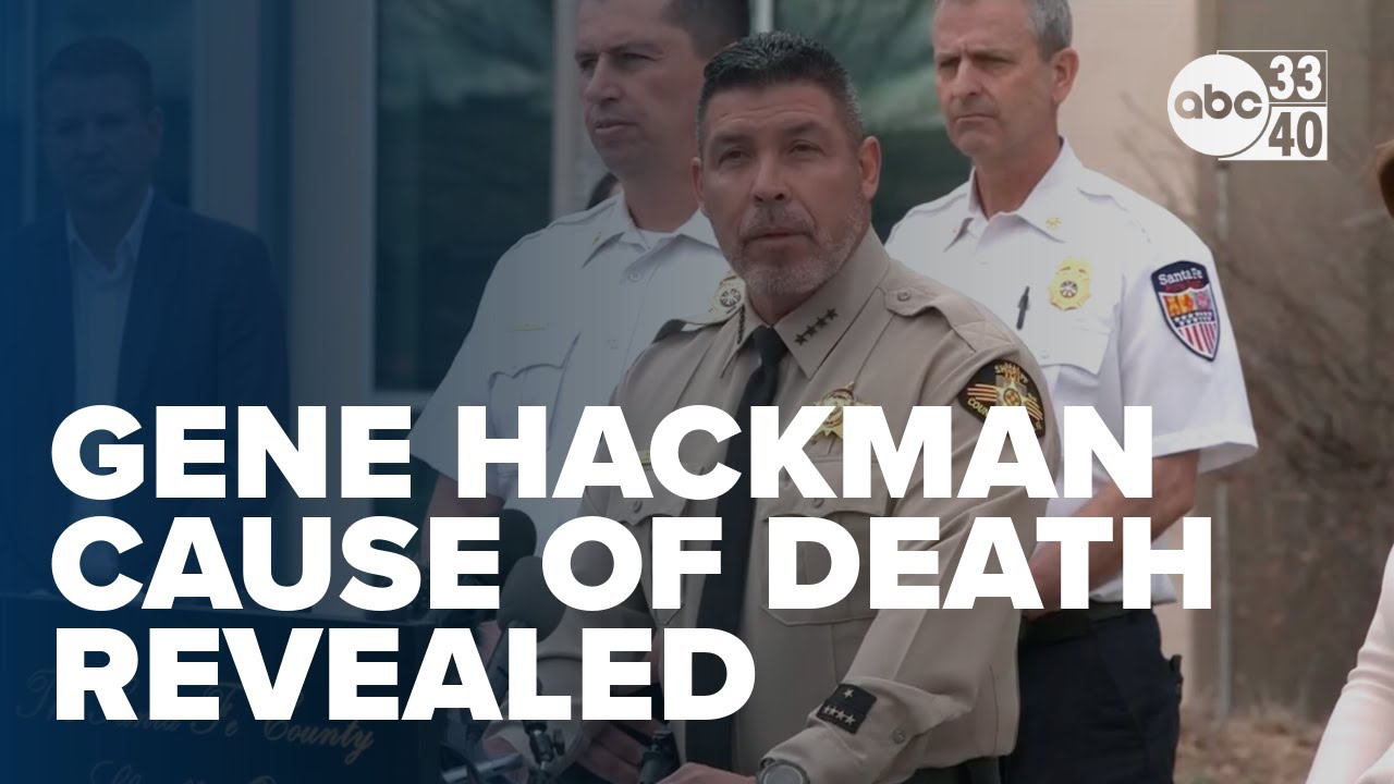Authorities reveal cause of death for actor Gene Hackman and wife