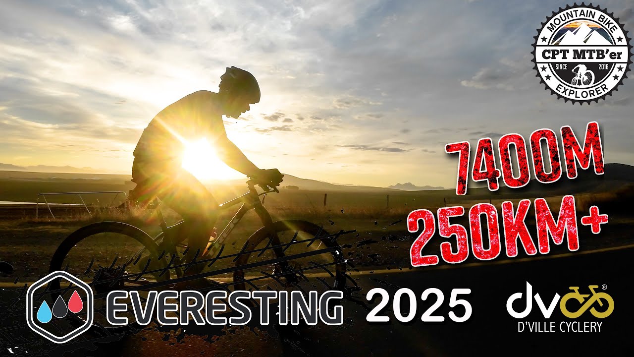 2025 Everesting Challenge | Malanshoogte Hill Repeats 257 km | 7 400 m | DVCC Night & Day