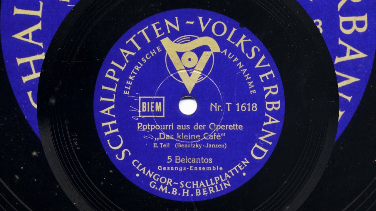 5 Belcantos: Das kleine Café (1934)