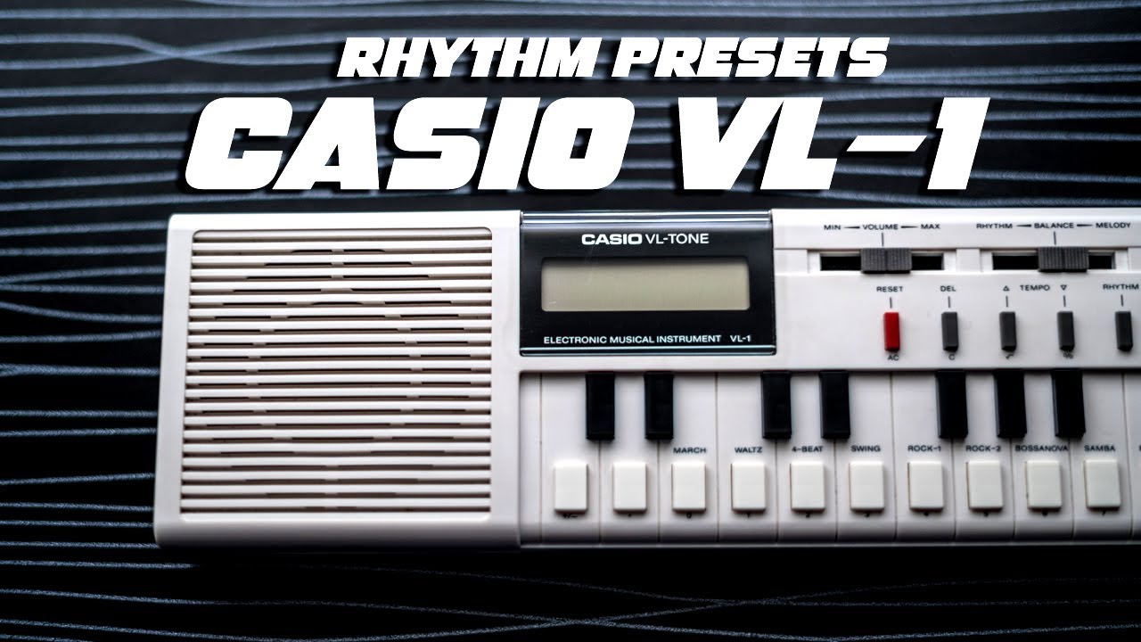 Casio VL-1 Tone Rhythm Preset Patterns - Vintage Keyboard Sequencer