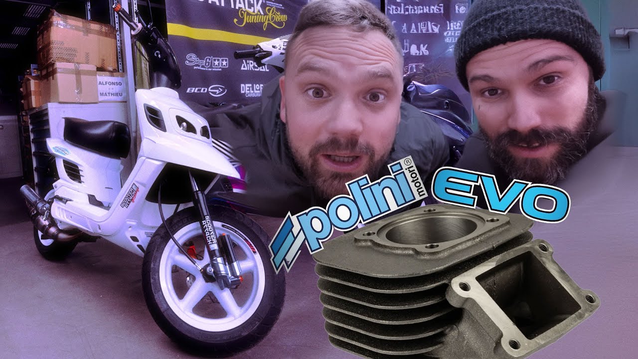 Polini Evolution 70cc Grauguss für die Booster! TEIL 2