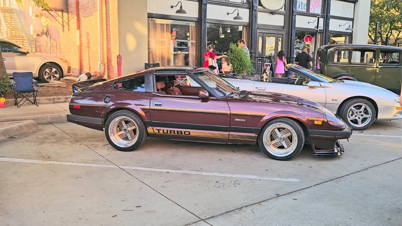 First Friday car show with the Datsun 280zx Turbo / Fairlady Z S130 #280zx #s130フェアレディz #s130z