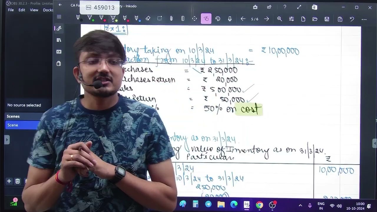 INVENTORIES | INVENTORY TAKING CONCEPT | CA FOUNDATION | PAPER 1: ACCOUNTING | BY CA VAIBHAV PATNI