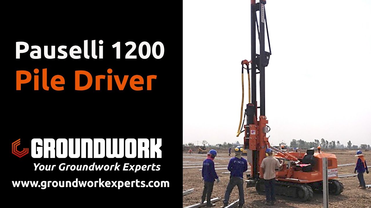 Increase Productivity and Profit with the Solar Pile Driver 1200 Series