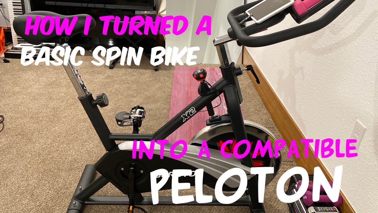 How I converted a basic spin bike into a compatible Peloton!