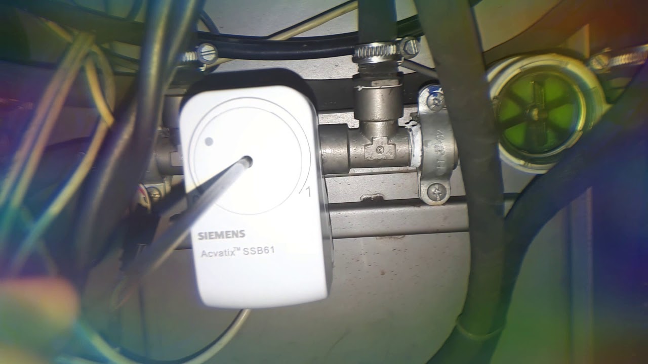 Siemens valve Actuator reset